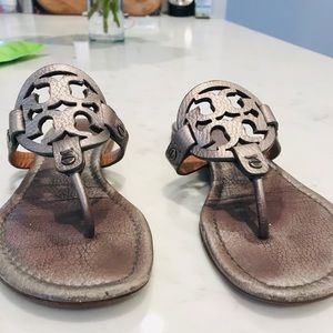 Tory Burch Miller Flip Flop - Pewter
